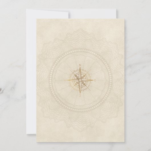 Traveling Adventure Bridal Shower Invitation Kaart (Achterkant)