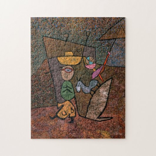 Traveling Circus by Paul Klee Legpuzzel (Verticaal)