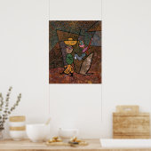 Traveling Circus by Paul Klee Poster (Keuken)