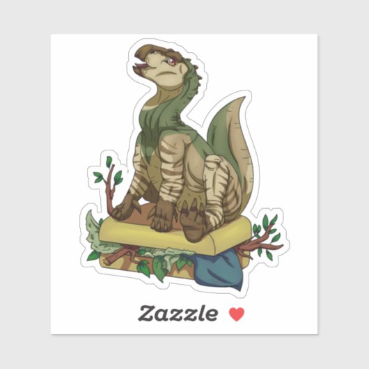 Traveling Dinosaur Sticker (Vel)