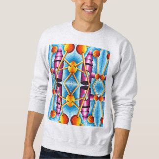 Traveling door sweatshirt van het spatroon