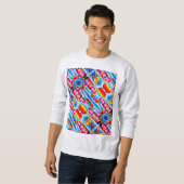 Traveling door sweatshirt van het spatroon 7 (Voorkant volledig)