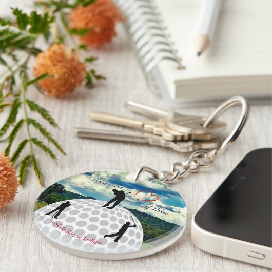 Traveling Fun - Alabama Golfers Sleutelhanger (Voorkant Rechts)