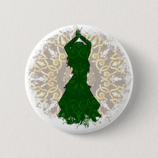 Traveling Hips-Logo Ronde Button 5,7 Cm (Voorkant)