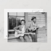 Traveling Musicians, 1902 Briefkaart (Voorkant / Achterkant)