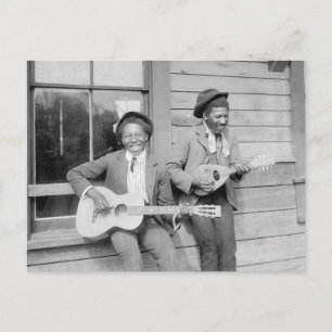 Traveling Musicians, 1902 Briefkaart