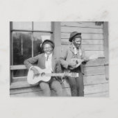 Traveling Musicians, 1902 Briefkaart (Voorkant)