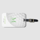 Traveller Golfer gepersonaliseerd Bagagelabel (Voorkant (horizontaal))
