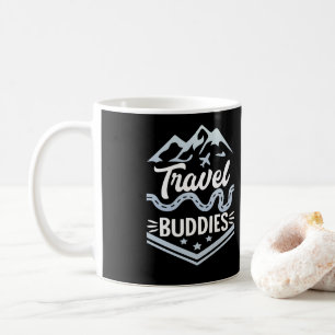 Travellerende reisboten koffiemok