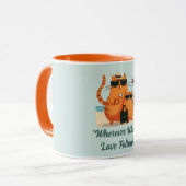 Travelling Cat Love Moment Mok (Voorkant links)