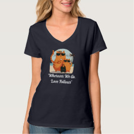 Travelling Cat Love Moment T-shirt