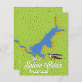 Travellmeer van Sainte-Croix Frankrijk (Voorkant / Achterkant)