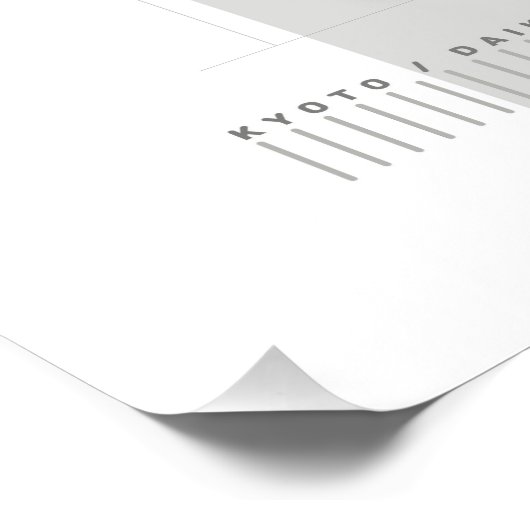 travelog_1 glanzend poster (Hoek)