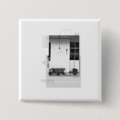 travelog_2 vierkante button 5,1 cm (Voorkant)