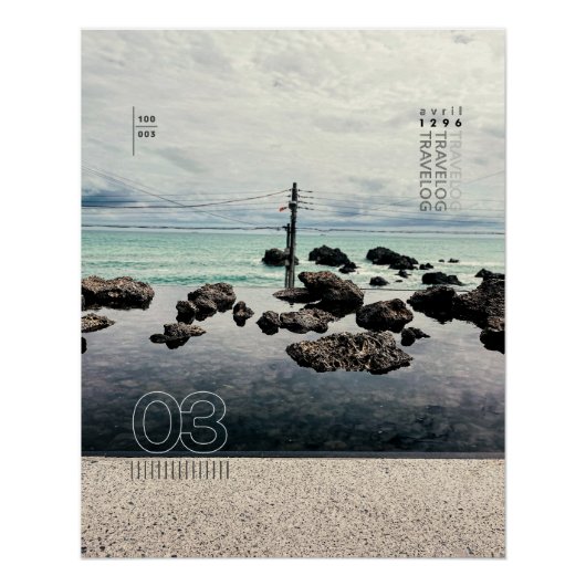 travelog_3 glanzend poster (Voorkant)