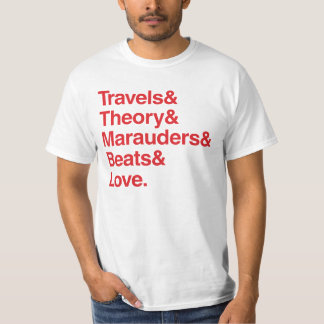 Travels en theorie, marauders en Beats en Love. T-shirt