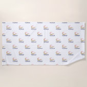 Traveluxe Ignite at Sea Beach Towel Strandlaken (Voorkant)