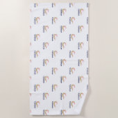 Traveluxe Ignite at Sea Beach Towel Strandlaken (Voorkant)