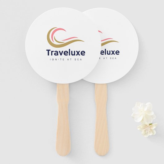 Traveluxe Ignite at Sea Hand Fan Handwaaier (Voorkant en achterkant)