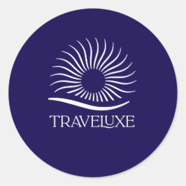 Traveluxe Logo Ronde Sticker