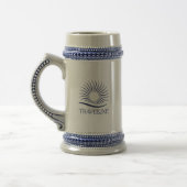 Traveluxe Logo Stein Bierpul (Links)