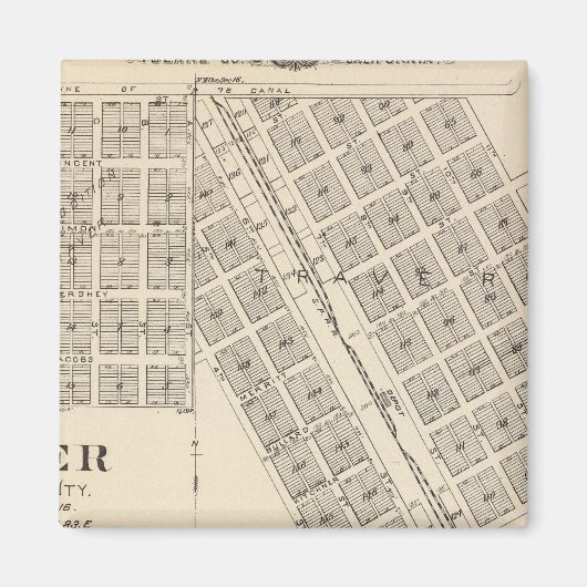 Traver, Tulare County Magneet (Voorkant)