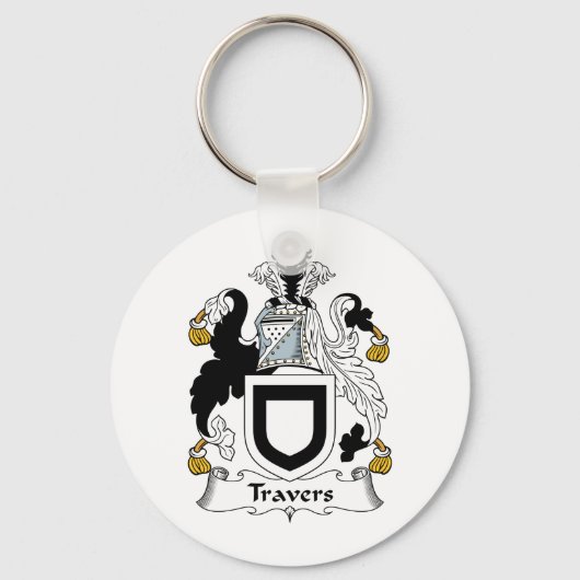 Travers familiewapen sleutelhanger (Voorkant)
