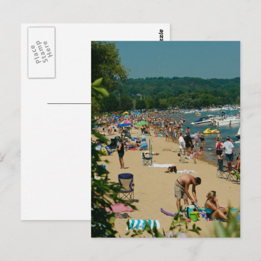 Traverse City Beach Briefkaart (Voorkant / Achterkant)