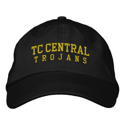 Traverse City Central High School Geborduurd Pet (Voorkant)