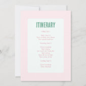 Traverse City Cloud Wijn Bachelorette Party Kaart (Achterkant)