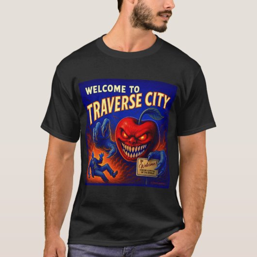 TRAVERSE CITY HALLoween KERS. T-shirt (Voorkant)