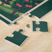Traverse City Lake Michigan Illustratie Reizen Legpuzzel (Zijkant)