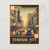 Traverse City, Michigan |  Briefkaart (Voorkant)