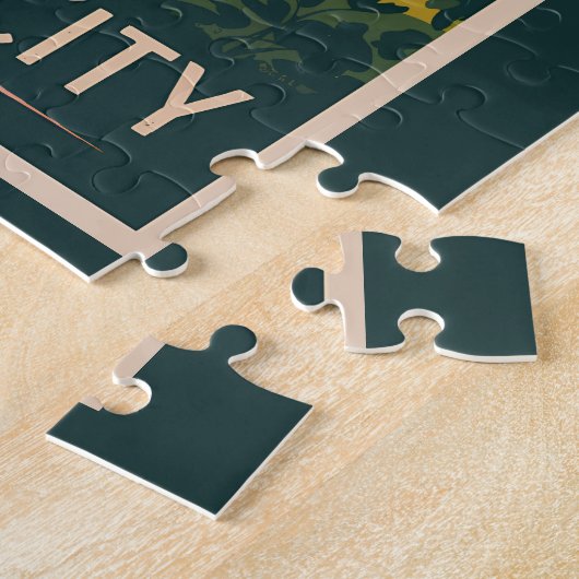 Traverse City Michigan Illustratie Reiskunst Legpuzzel (Zijkant)