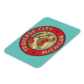 Traverse City, Michigan Magnet Magneet (Linkerzijde)