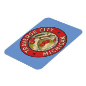 Traverse City, Michigan Magnet Magneet (Linkerzijde)