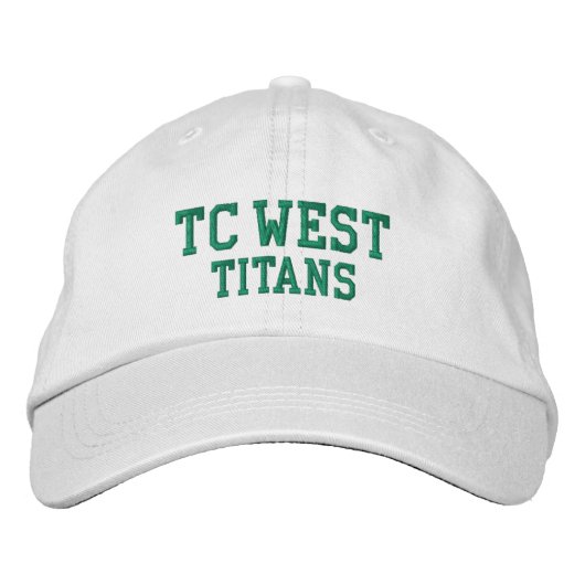 Traverse City West High School Geborduurd Pet (Voorkant)