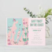 Traverse City Wijn Thema Bachelorette Party Kaart (Staand voorkant)