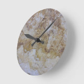 travertijnse blik ronde klok (Hoek)