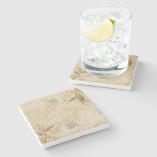 Travertine Botanische Luxe Onderzetter