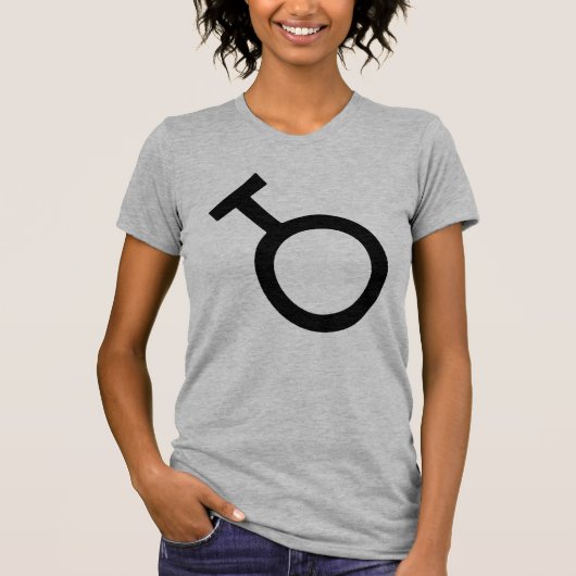 Travesti Gender Symbol T-shirt (Voorkant)