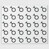 Travesti-gendersymbool Cadeaupapier (Vlak)