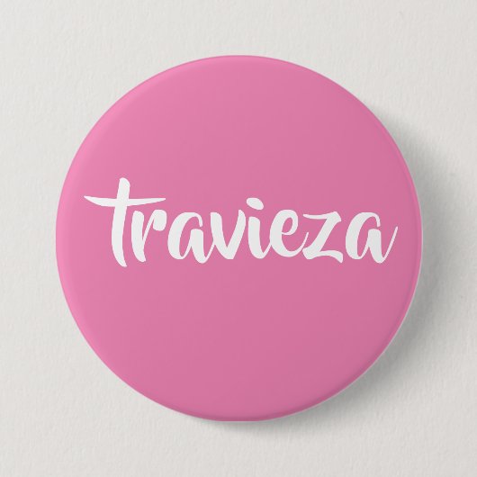 travieza ronde button 7,6 cm (Voorkant)