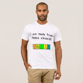 Travis periodiek table name shirt (Voorkant volledig)