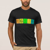 Travis periodiek table name shirt (Voorkant)