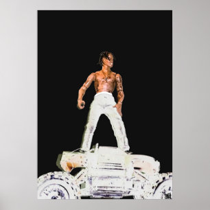Travis Scott Rodeo A3 grootte uitgebreid Album omg Poster