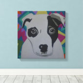 Travis Stretched Canvas Afdrukken (Insitu (Houten vloer))