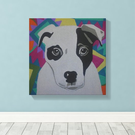 Travis Stretched Canvas Afdrukken (Insitu (Houten vloer))