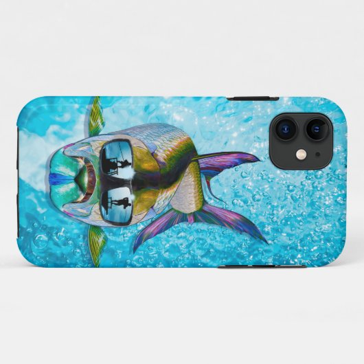 Travis Tarpon zonnebril op Hoesje-Mate iPhone Case-Mate iPhone Case (Achterkant (horizontaal))