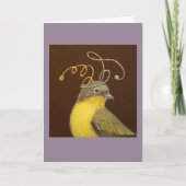 Travis the Nashville warbler card Kaart (Voorkant)